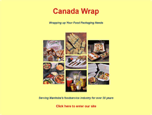 Tablet Screenshot of canadawrap.com